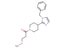 4-(1-benzyl-1H-imidazol-2-yl)-1-(3-methoxypropanoyl)piperidine