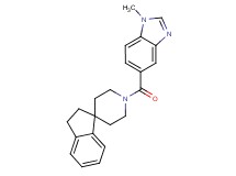 1'-[(1-methyl-1H-benzimidazol-5-yl)carbonyl]-2,3-dihydrospiro[indene-1,4'-piperidine]