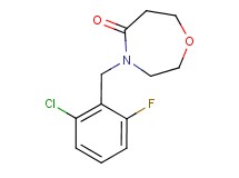 4-(2-chloro-6-fluorobenzyl)-1,4-oxazepan-5-one