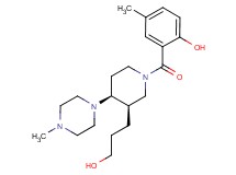 2-{[(3R*,4S*)-3-(3-hydroxypropyl)-4-(4-methylpiperazin-1-yl)piperidin-1-yl]carbonyl}-4-methylphenol