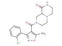 8-{[3-(2-chlorophenyl)-5-methylisoxazol-4-yl]carbonyl}hexahydro-2H-pyrazino[1,2-a]pyrazin-1(6H)-one