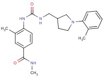 N,3-dimethyl-4-{[({[1-(2-methylphenyl)pyrrolidin-3-yl]methyl}amino)carbonyl]amino}benzamide