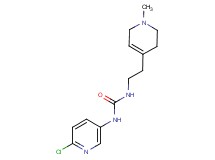 N-(6-chloropyridin-3-yl)-N'-[2-(1-methyl-1,2,3,6-tetrahydropyridin-4-yl)ethyl]urea