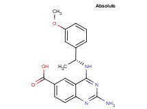 2-amino-4-{[(1R)-1-(3-methoxyphenyl)ethyl]amino}quinazoline-6-carboxylic acid
