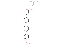 N-[2-(dimethylamino)ethyl]-3-[1'-(4-methoxyphenyl)-1,4'-bipiperidin-4-yl]propanamide