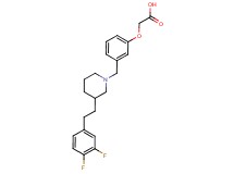[3-({3-[2-(3,4-difluorophenyl)ethyl]-1-piperidinyl}methyl)phenoxy]acetic acid