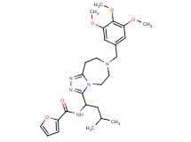 N-{3-methyl-1-[7-(3,4,5-trimethoxybenzyl)-6,7,8,9-tetrahydro-5H-[1,2,4]triazolo[4,3-d][1,4]diazepin-3-yl]butyl}-2-furamide