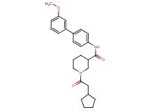 1-(cyclopentylacetyl)-N-(3'-methoxy-4-biphenylyl)-3-piperidinecarboxamide