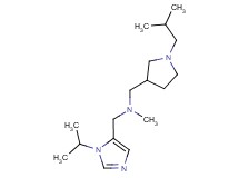 1-(1-isobutylpyrrolidin-3-yl)-N-[(1-isopropyl-1H-imidazol-5-yl)methyl]-N-methylmethanamine