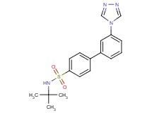 N-(tert-butyl)-3'-(4H-1,2,4-triazol-4-yl)biphenyl-4-sulfonamide
