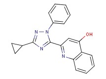 2-(3-cyclopropyl-1-phenyl-1H-1,2,4-triazol-5-yl)-4-quinolinol