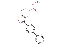 methyl 3-biphenyl-4-yl-6,7-dihydroisoxazolo[4,5-c]pyridine-5(4H)-carboxylate
