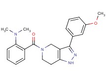 (2-{[3-(3-methoxyphenyl)-1,4,6,7-tetrahydro-5H-pyrazolo[4,3-c]pyridin-5-yl]carbonyl}phenyl)dimethylamine