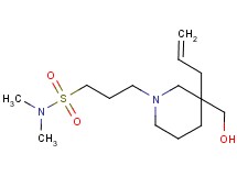 3-[3-allyl-3-(hydroxymethyl)-1-piperidinyl]-N,N-dimethyl-1-propanesulfonamide