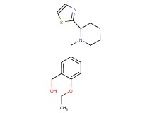(2-ethoxy-5-{[2-(1,3-thiazol-2-yl)piperidin-1-yl]methyl}phenyl)methanol