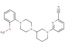 6-{3-[4-(2-methoxyphenyl)-1-piperazinyl]-1-piperidinyl}-2-pyridinecarbonitrile