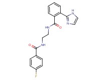 N-{2-[(4-fluorobenzoyl)amino]ethyl}-2-(1H-imidazol-2-yl)benzamide