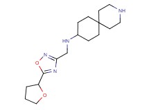 N-{[5-(tetrahydro-2-furanyl)-1,2,4-oxadiazol-3-yl]methyl}-3-azaspiro[5.5]undecan-9-amine dihydrochloride