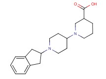 1'-(2,3-dihydro-1H-inden-2-yl)-1,4'-bipiperidine-3-carboxylic acid dihydrochloride