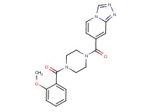 7-{[4-(2-methoxybenzoyl)piperazin-1-yl]carbonyl}[1,2,4]triazolo[4,3-a]pyridine