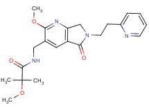 2-methoxy-N-{[2-methoxy-5-oxo-6-(2-pyridin-2-ylethyl)-6,7-dihydro-5H-pyrrolo[3,4-b]pyridin-3-yl]methyl}-2-methylpropanamide