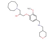 1-(1-azocanyl)-3-(2-methoxy-4-{[(tetrahydro-2H-pyran-4-ylmethyl)amino]methyl}phenoxy)-2-propanol