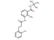 N-(tert-butyl)-3-{[3-(2-hydroxyphenyl)propanoyl]amino}-2-methylbenzamide