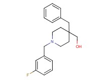 [4-benzyl-1-(3-fluorobenzyl)-4-piperidinyl]methanol