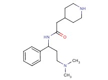 N-[3-(dimethylamino)-1-phenylpropyl]-2-piperidin-4-ylacetamide