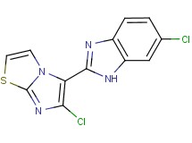 6-chloro-2-(6-chloroimidazo[2,1-b][1,3]thiazol-5-yl)-1H-benzimidazole