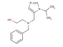 2-{benzyl[(1-isopropyl-1H-imidazol-5-yl)methyl]amino}ethanol