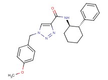 1-(4-methoxybenzyl)-N-[(1R*,2S*)-2-phenylcyclohexyl]-1H-1,2,3-triazole-4-carboxamide