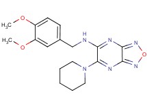 N-(3,4-dimethoxybenzyl)-6-(1-piperidinyl)[1,2,5]oxadiazolo[3,4-b]pyrazin-5-amine