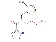 N-(2-methoxyethyl)-N-[(3-methyl-2-thienyl)methyl]-1H-pyrrole-2-carboxamide