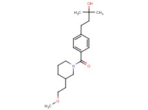 4-(4-{[3-(2-methoxyethyl)-1-piperidinyl]carbonyl}phenyl)-2-methyl-2-butanol