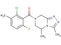 7-(2-chloro-6-fluoro-3-methylbenzoyl)-3,5-dimethyl-5,6,7,8-tetrahydro[1,2,4]triazolo[4,3-a]pyrazine