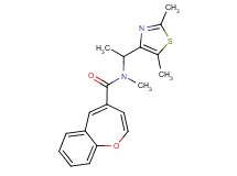 N-[1-(2,5-dimethyl-1,3-thiazol-4-yl)ethyl]-N-methyl-1-benzoxepine-4-carboxamide