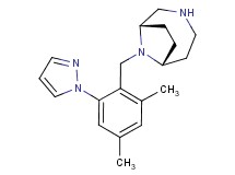 (1S*,6R*)-9-[2,4-dimethyl-6-(1H-pyrazol-1-yl)benzyl]-3,9-diazabicyclo[4.2.1]nonane