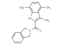 2-(1,3-dihydro-2H-isoindol-2-ylcarbonyl)-3,4,7-trimethyl-1H-indole