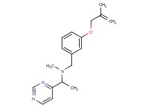 N-methyl-N-{3-[(2-methylprop-2-en-1-yl)oxy]benzyl}-1-pyrimidin-4-ylethanamine
