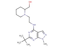 (1-{2-[(6-tert-butyl-1-methyl-1H-pyrazolo[3,4-d]pyrimidin-4-yl)amino]ethyl}-2-piperidinyl)methanol