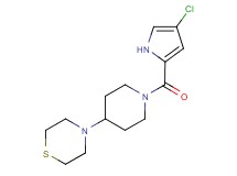 4-{1-[(4-chloro-1H-pyrrol-2-yl)carbonyl]piperidin-4-yl}thiomorpholine