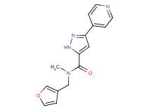 N-(3-furylmethyl)-N-methyl-3-pyridin-4-yl-1H-pyrazole-5-carboxamide