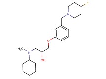 1-[cyclohexyl(methyl)amino]-3-{3-[(4-fluoropiperidin-1-yl)methyl]phenoxy}propan-2-ol
