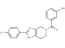 3-{[2-(4-chlorophenyl)-1,4,6,7-tetrahydro-5H-imidazo[4,5-c]pyridin-5-yl]carbonyl}phenol