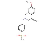 N-(3-methoxybenzyl)-N-[4-(methylsulfonyl)benzyl]prop-2-en-1-amine