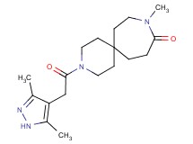 3-[(3,5-dimethyl-1H-pyrazol-4-yl)acetyl]-9-methyl-3,9-diazaspiro[5.6]dodecan-10-one
