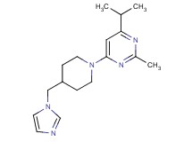 4-[4-(1H-imidazol-1-ylmethyl)piperidin-1-yl]-6-isopropyl-2-methylpyrimidine