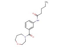 N-[3-(1,4-oxazepan-4-ylcarbonyl)phenyl]pentanamide