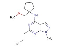 N-[1-(methoxymethyl)cyclopentyl]-1-methyl-6-propyl-1H-pyrazolo[3,4-d]pyrimidin-4-amine